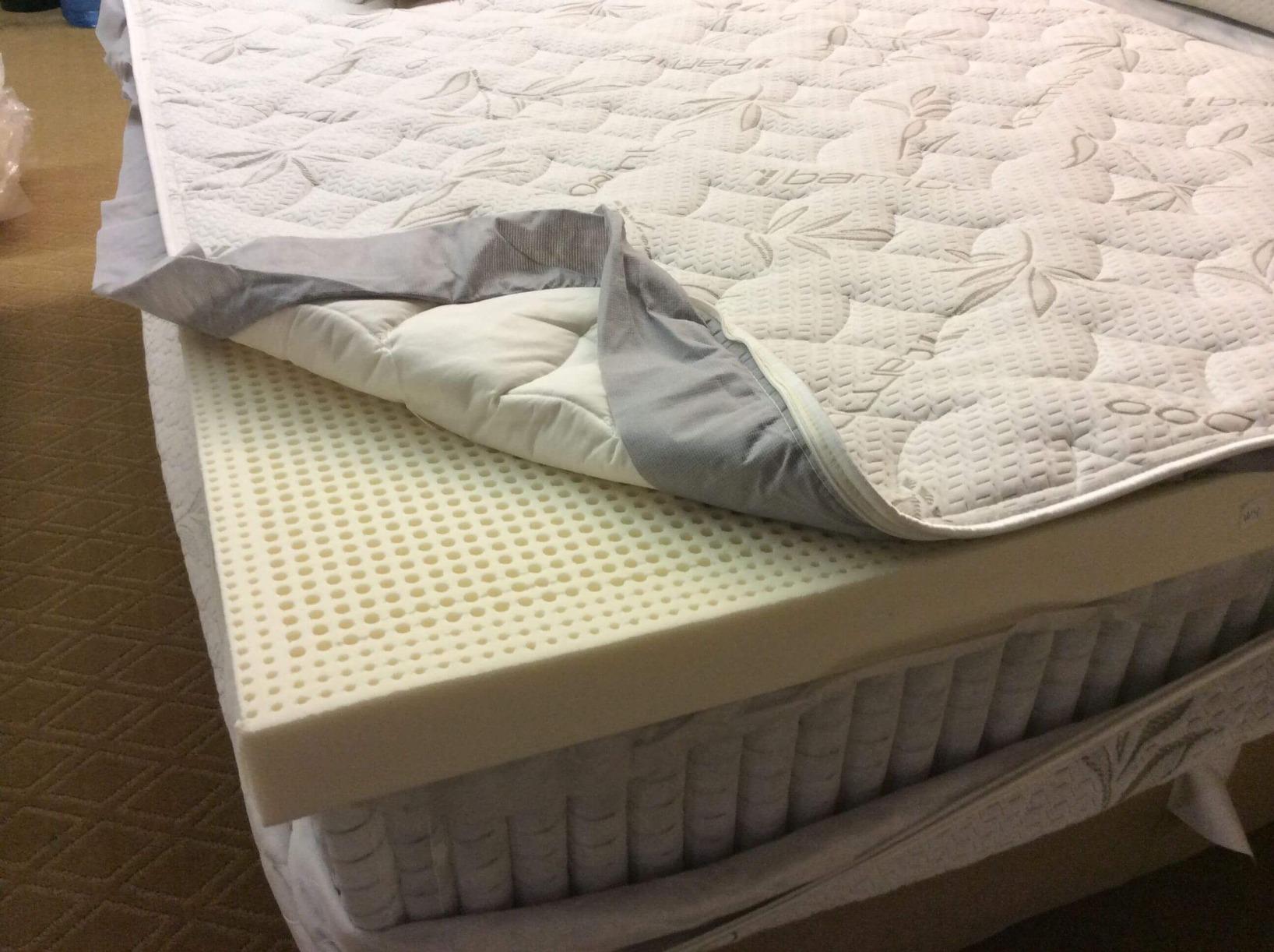 Pure Green Natural Latex Mattress Topper Queen Size