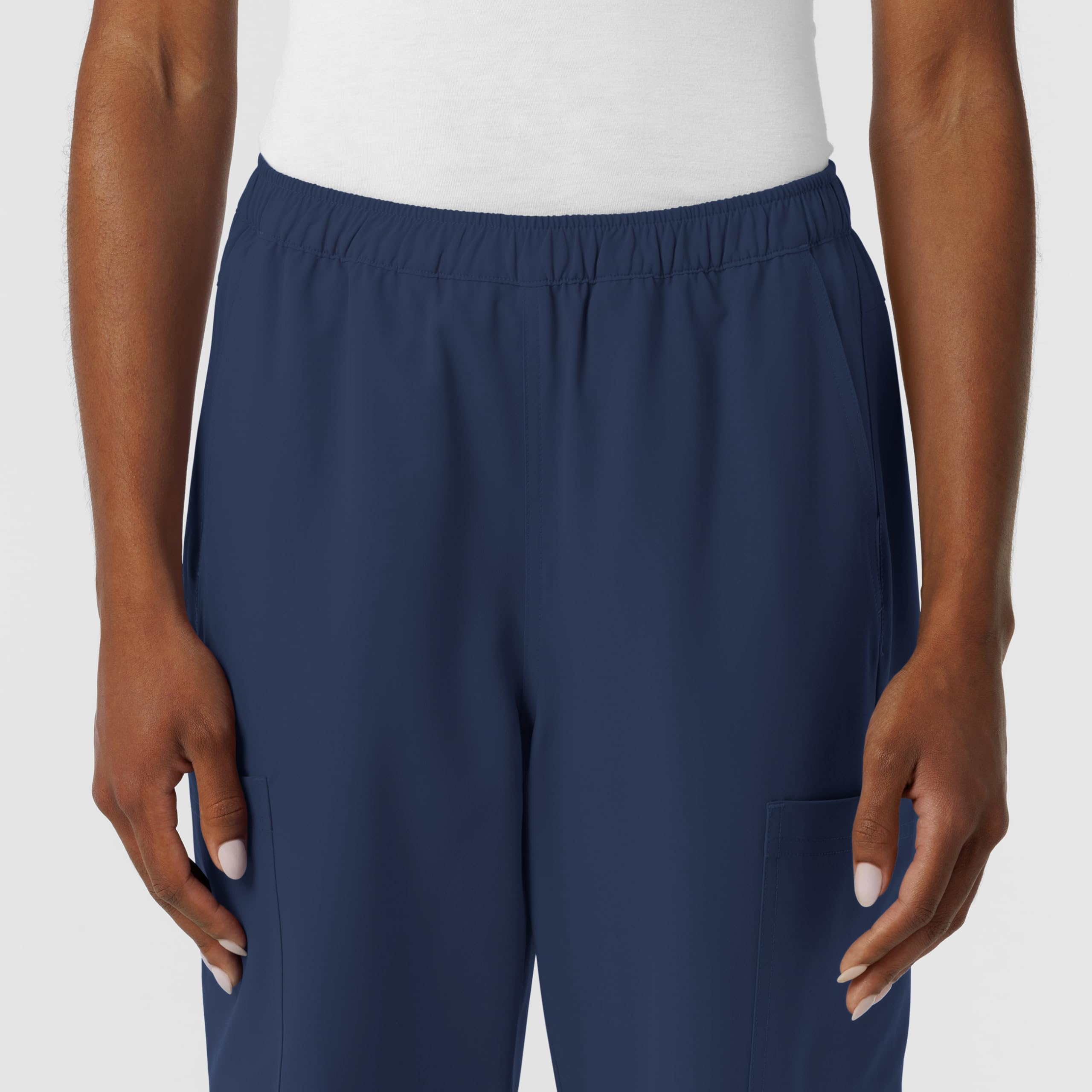 Wink NURTUR Scrubs for Women, Straight Leg Cargo Scrub Pant - Navy, XL
