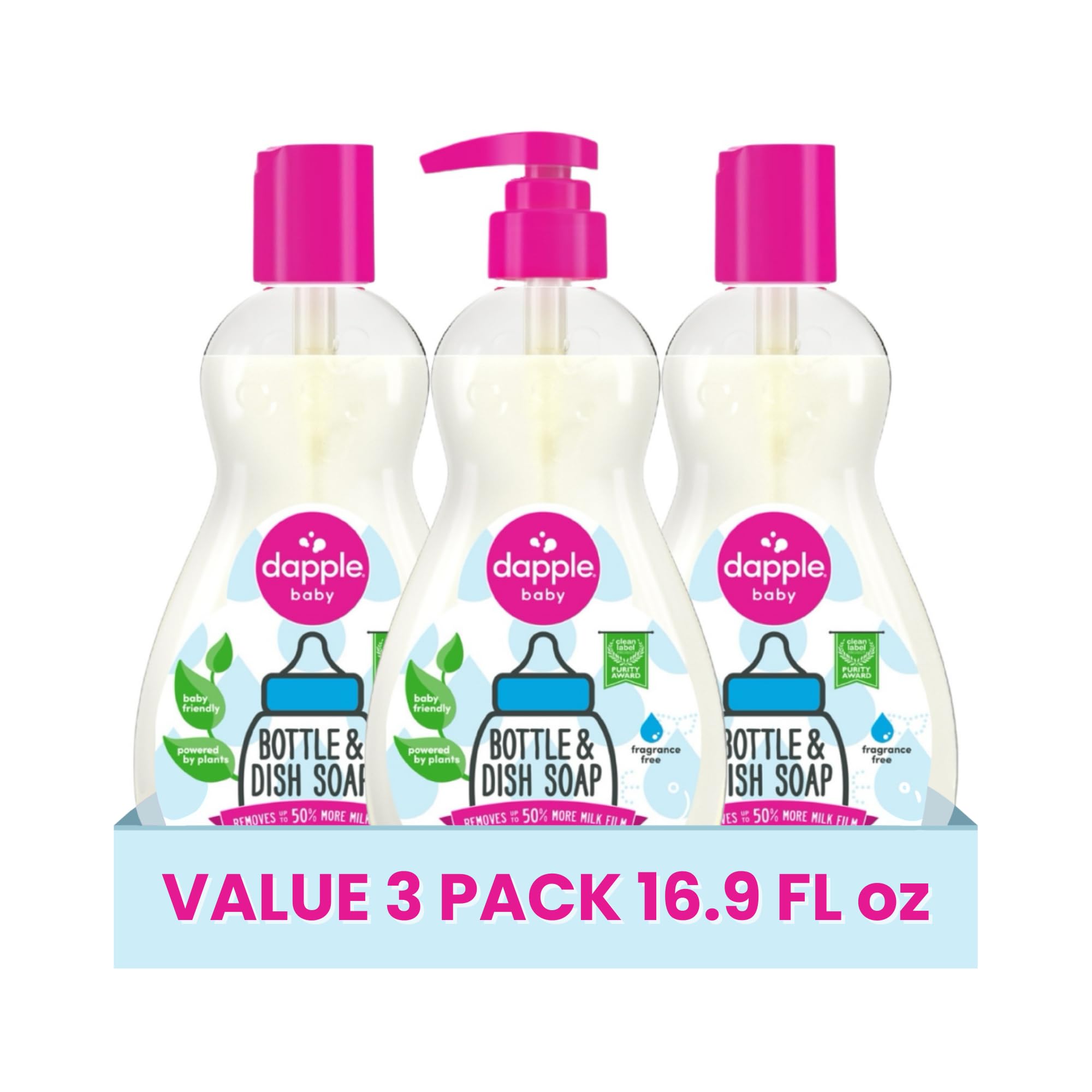 Dapple Baby Fragrance Free Bottle & Dish Soap