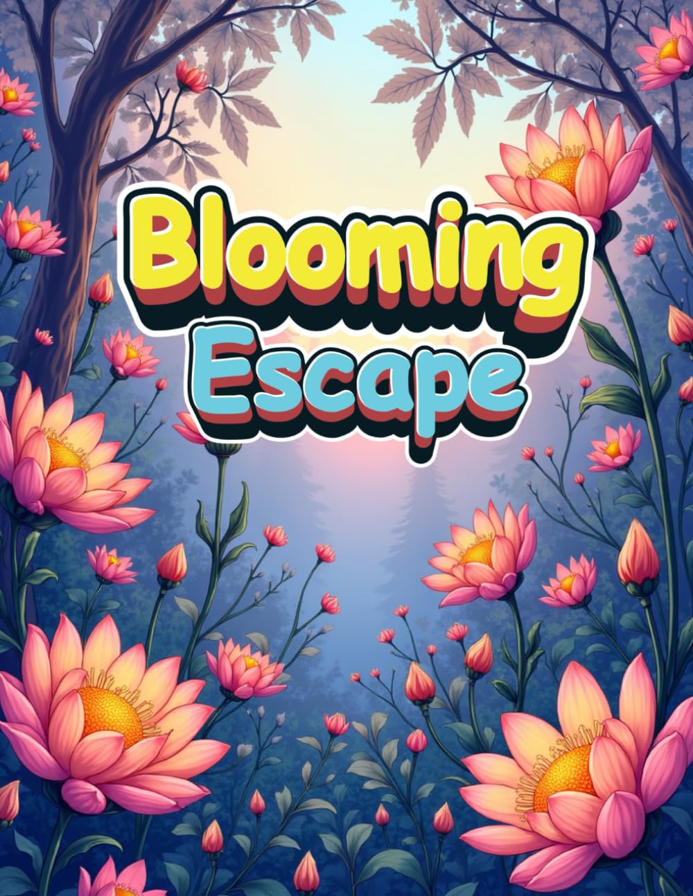 Blooming Escape: A Relaxing Flower Coloring Adventure