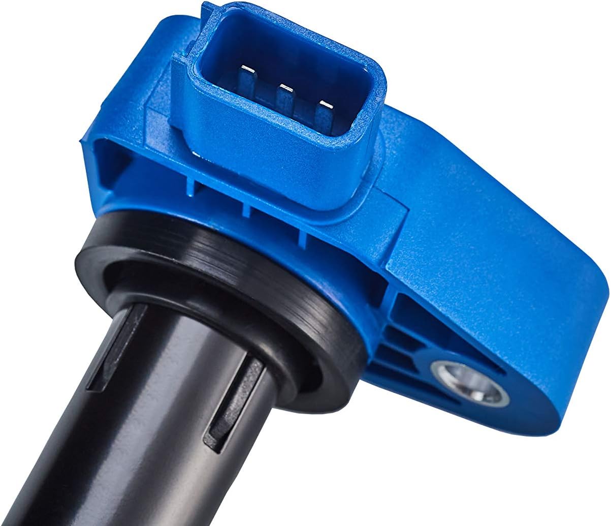 ENA Sets of 6 UF242 Blue Ignition Coil Pack and 4504 Spark Plugs V6 Compatible with Honda Acura 2005 2006 2007 2008 RL 3.5L, 2004-2008 TL 3.2L, 2007 2008 TL 3.5L, 2005 2006 2007 Accord 3.0L