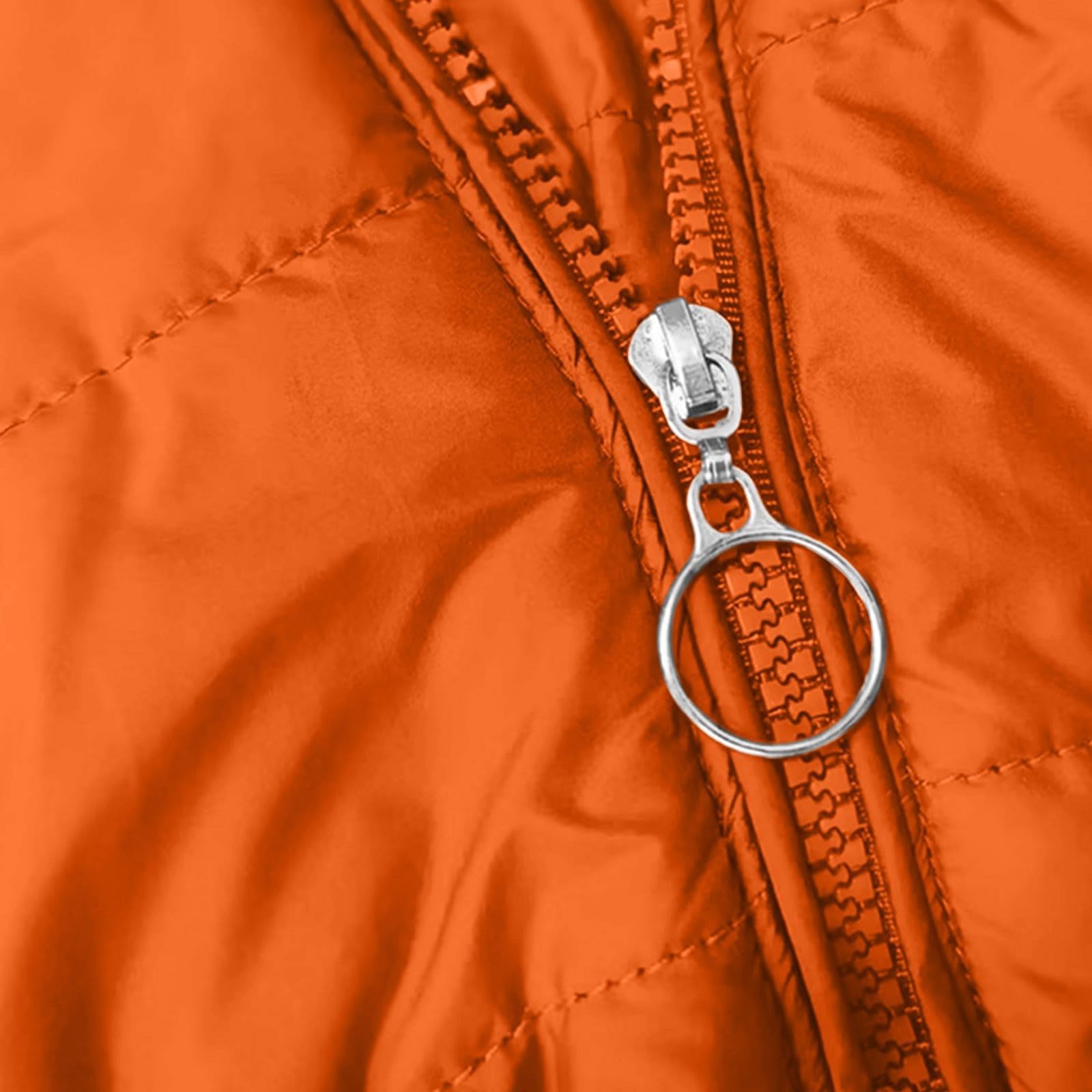Genérico Abrigo Mujer Invierno Chaqueta Con Capucha De Piel Sintética Cálido Acolchada Cortavientos Con Bolsillos Chaquetas Impermeable Termica Ropa Para El Frio Extremo