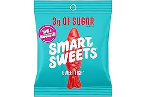 Smart Sweets Sweet Fish, Low-Sugar Gummy Candy