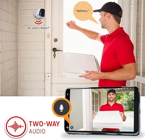 Miniatura 7 de Energizer Connect - Cámara de seguridad WiFi inteligente recargable con batería, video de 1080p, resistente a la intemperie para interiores y