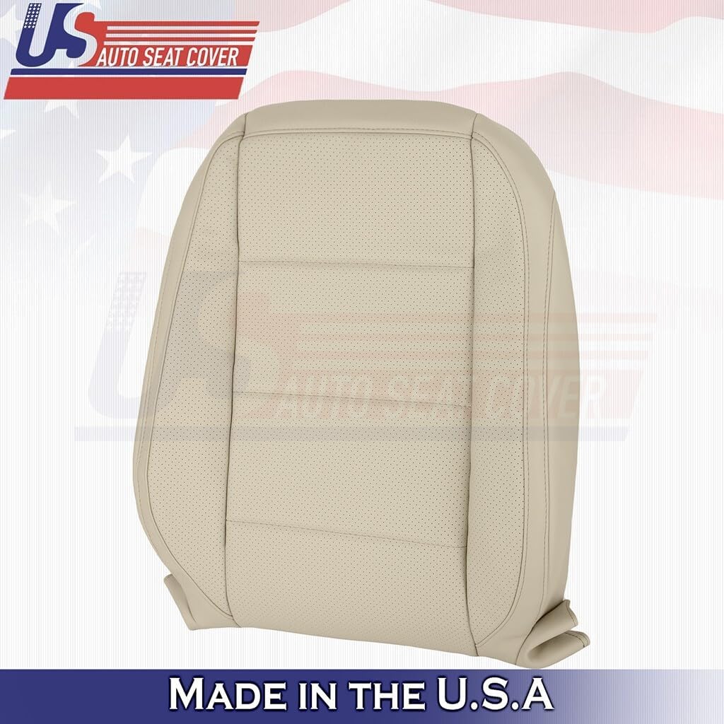 2006-2010 fits Volkswagen Jetta Passenger Top & Bottom Leather Seat Cover Tan