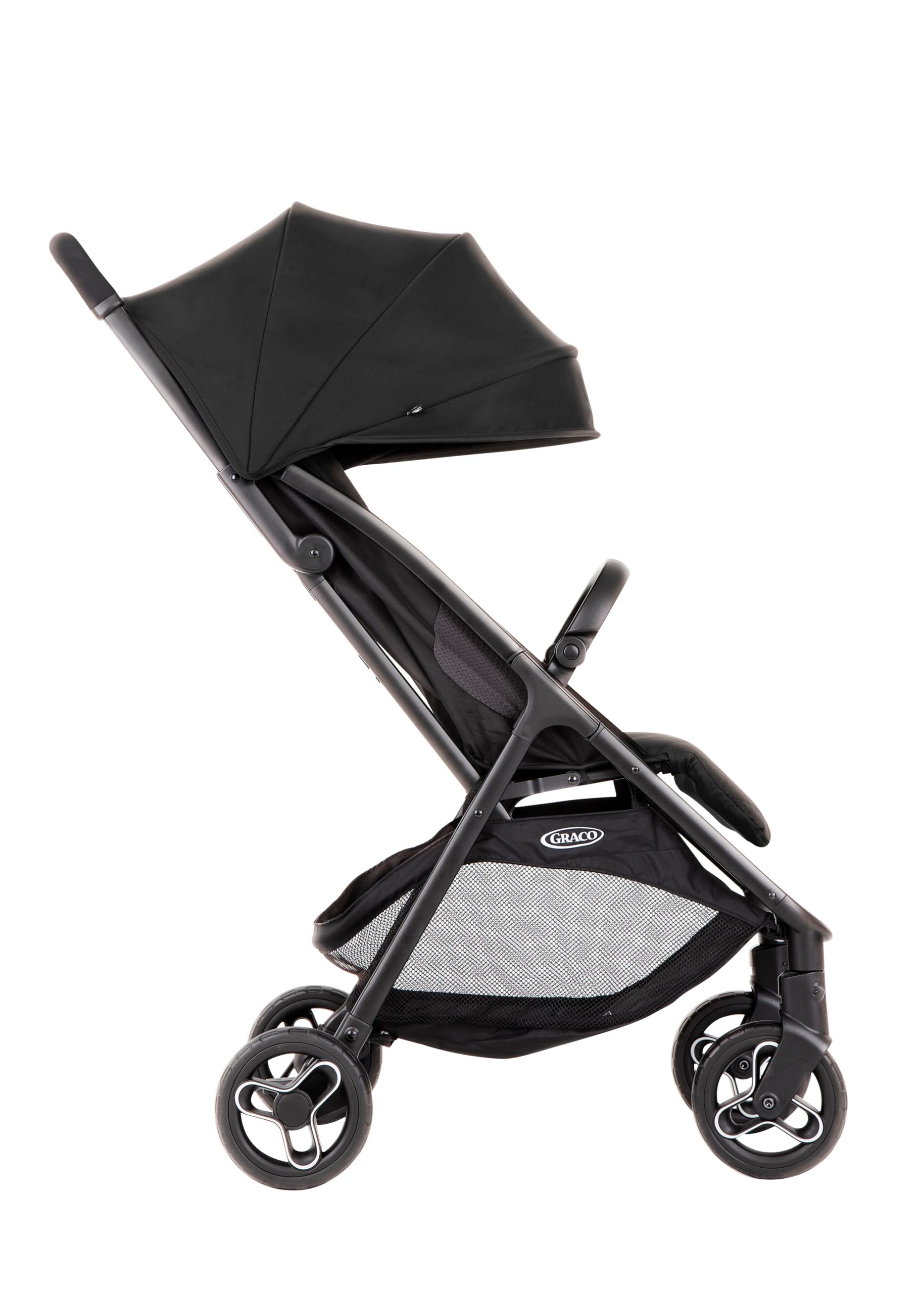 Graco Myavo Poussette légère et à pliage rapide, de la naissance à 4 ans environ (22 kg), avec housse de pluie, Midnight