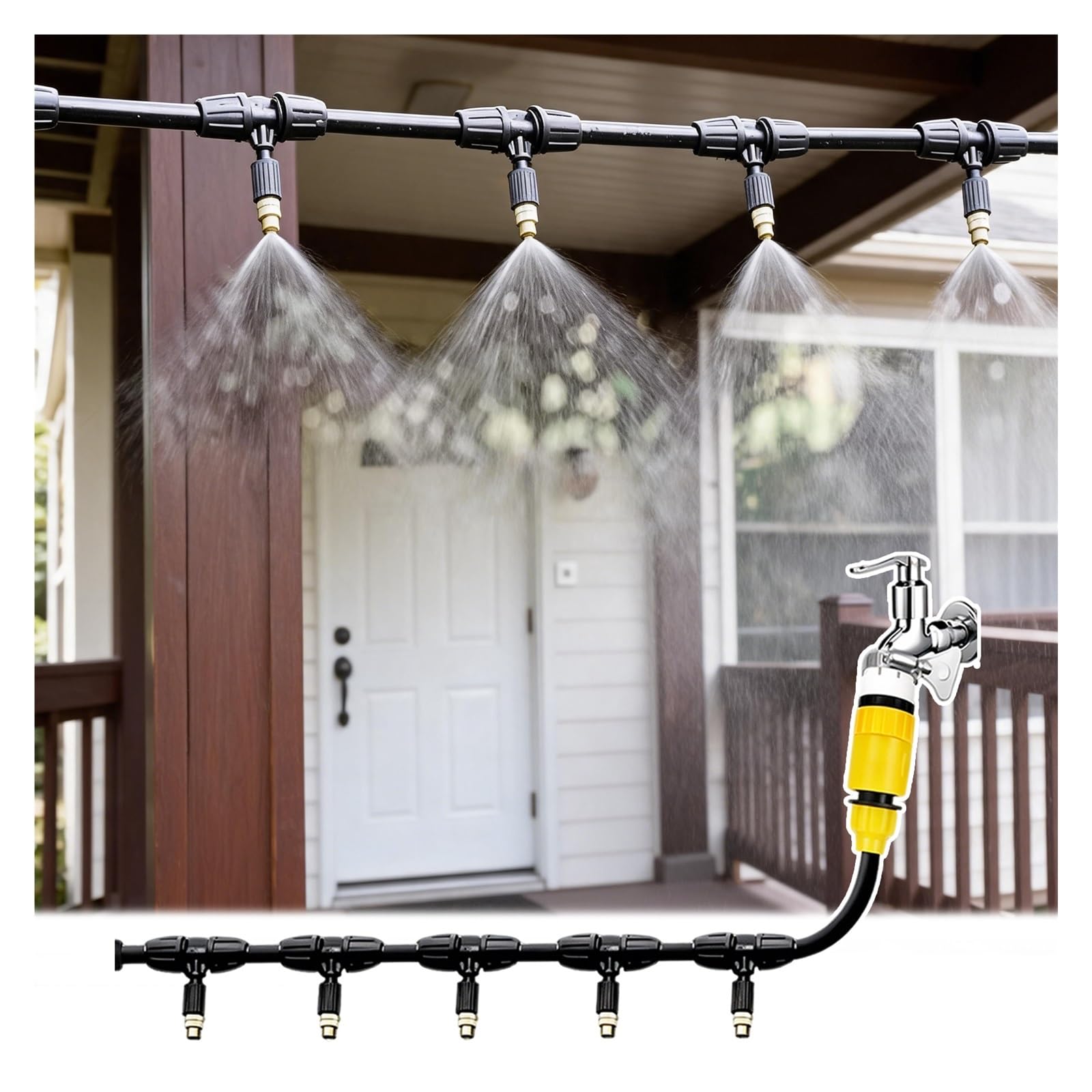 Kit Brumisateur Terrasse Système De Brumisation pour Porche