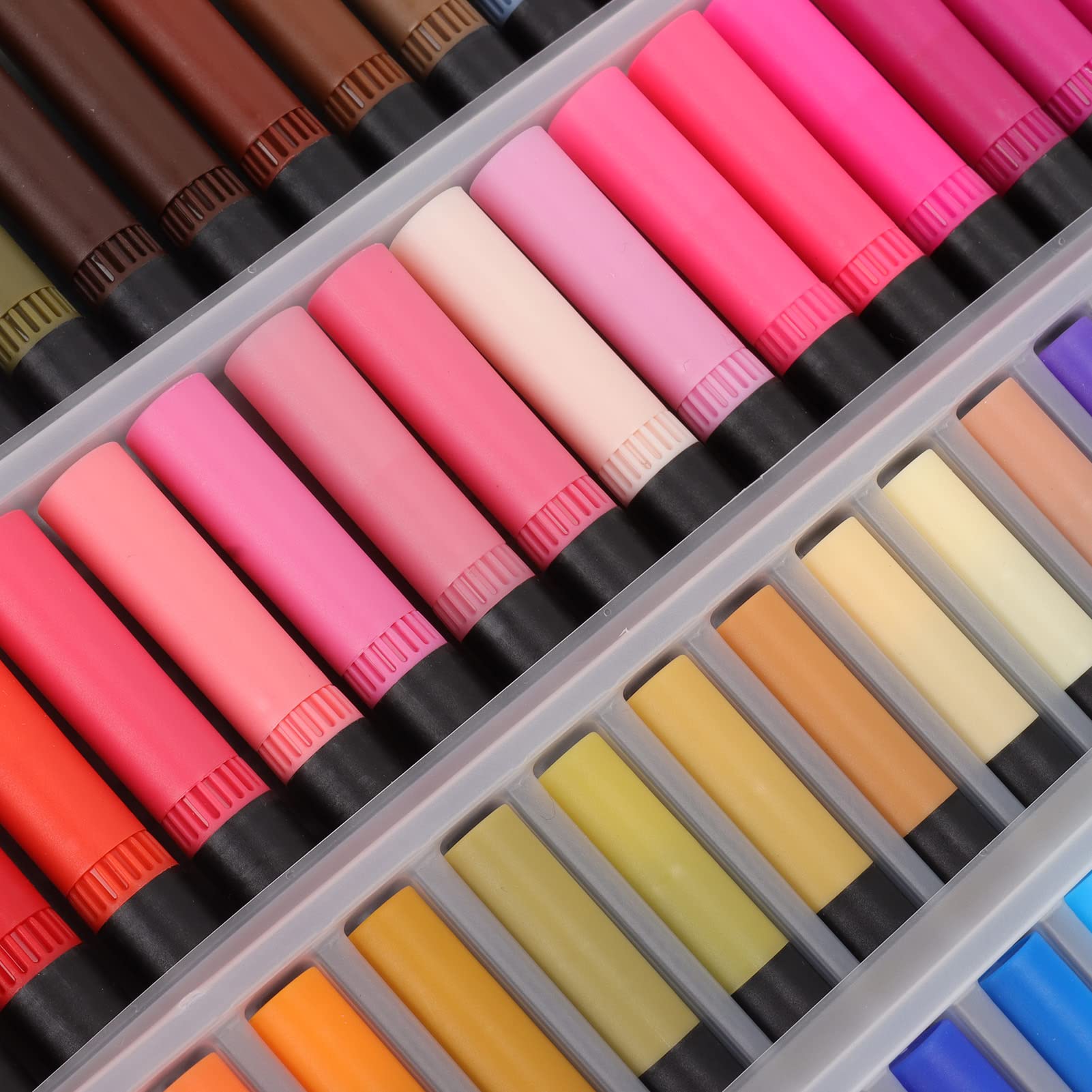 Set di pennarelli a doppia punta, 100 colori di pennarelli da colorare lavabili con punta a pennello e punta fine, pennarelli artistici solubili in acqua per studenti, artisti,