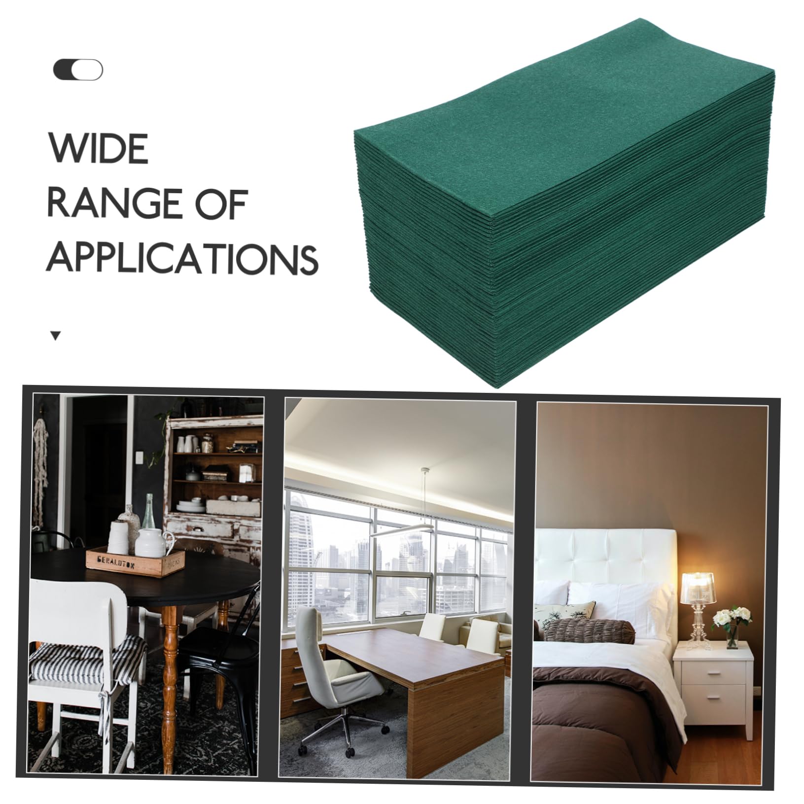 Vaguelly 50 Piezas Servilletas Desechables Elegantes Verde Absorbentes y para Bodas Fiestas Función de Manteles y Servilletas