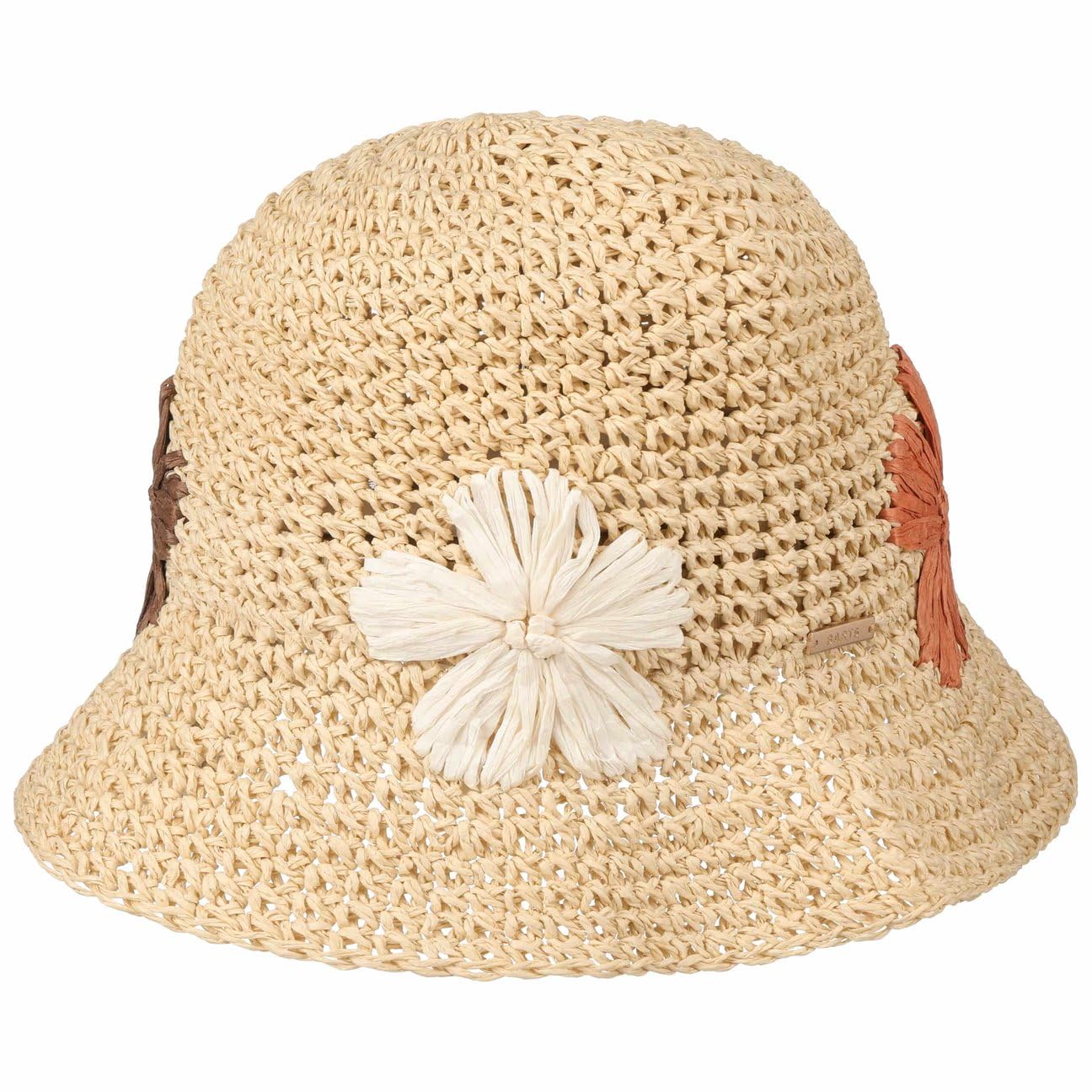 Barts Darshy Sombrero de paja de verano, sombrero de jardín, sombrero de playa, sombrero de campana, para mujer, con forro, primavera-verano, primavera y verano