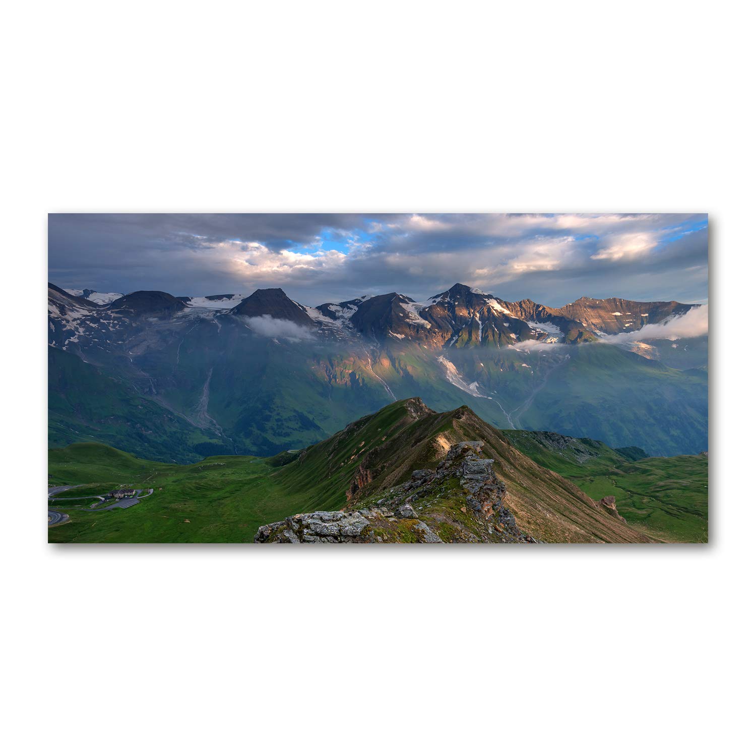 Acrylic glass picture Picos de la montaña avec finition brillante premium 120x60