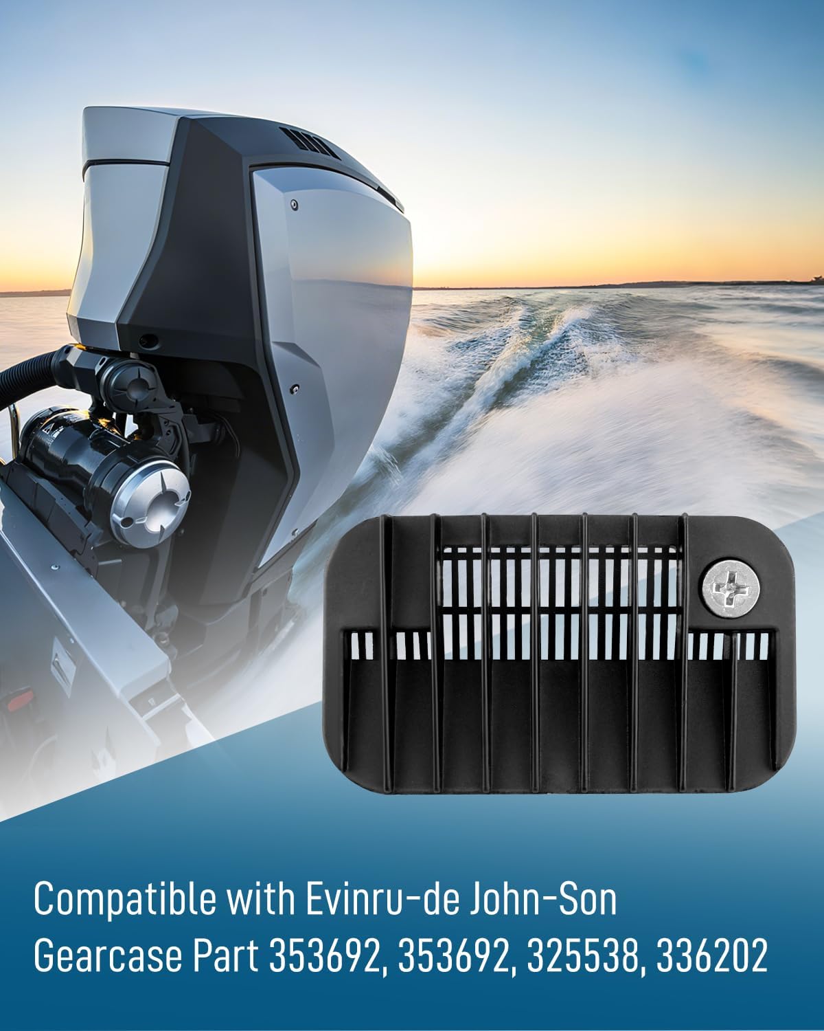 2Pcs Gearcase Water Inlet Screen Fit for Johnson/Evinrude Replace 0336206 0766468 336206