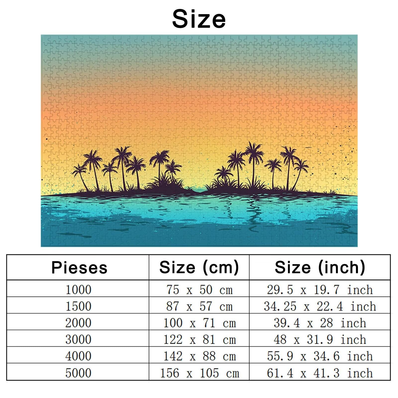 4000 puzzli dla dorosłych, puzzle krajobrazowe dla dorosłych, 4000 sztuk, drewniane puzzle z kolorowym pudełkiem, rodzinne gry edukacyjne, prezenty dla kobiet, wystrój domu, motyw: (ocean), -3928