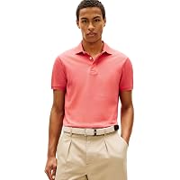 Tommy Hilfiger Uomo Maglietta Polo Maniche Corte Hidden Placket con Chiusura con Bottoni
