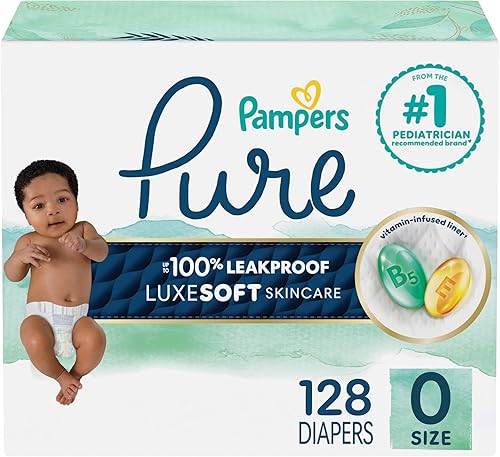 Vista 118 de Pampers Pure Protection - Pañales prémium desechables e hipoalergénicos para bebé, talla 3, 66