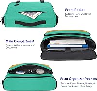 Vista 28 de MATEIN Bolsa tipo mensajero para hombres, mochila escolar para adolescentes, ligera de 17.3 pulgadas, maletín para laptop grande, bolsa cruzada