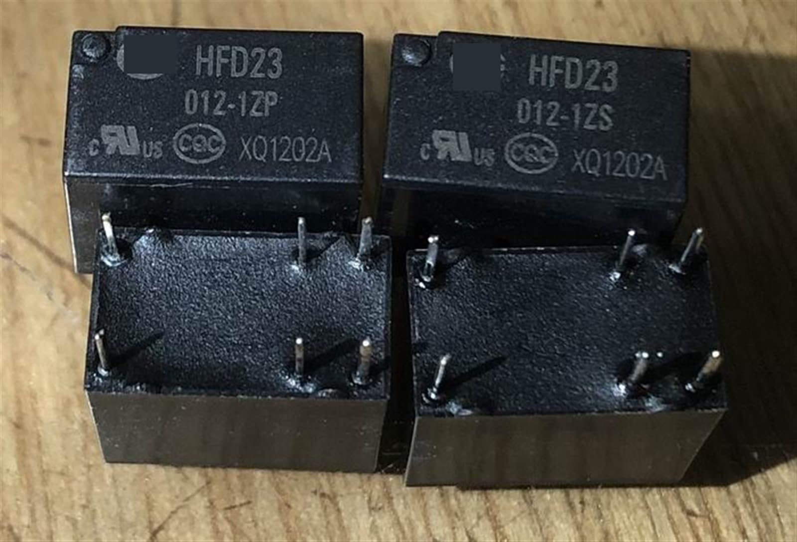 Relais 6 broches HFD23 012-1ZS 12V pour circuits imprimés