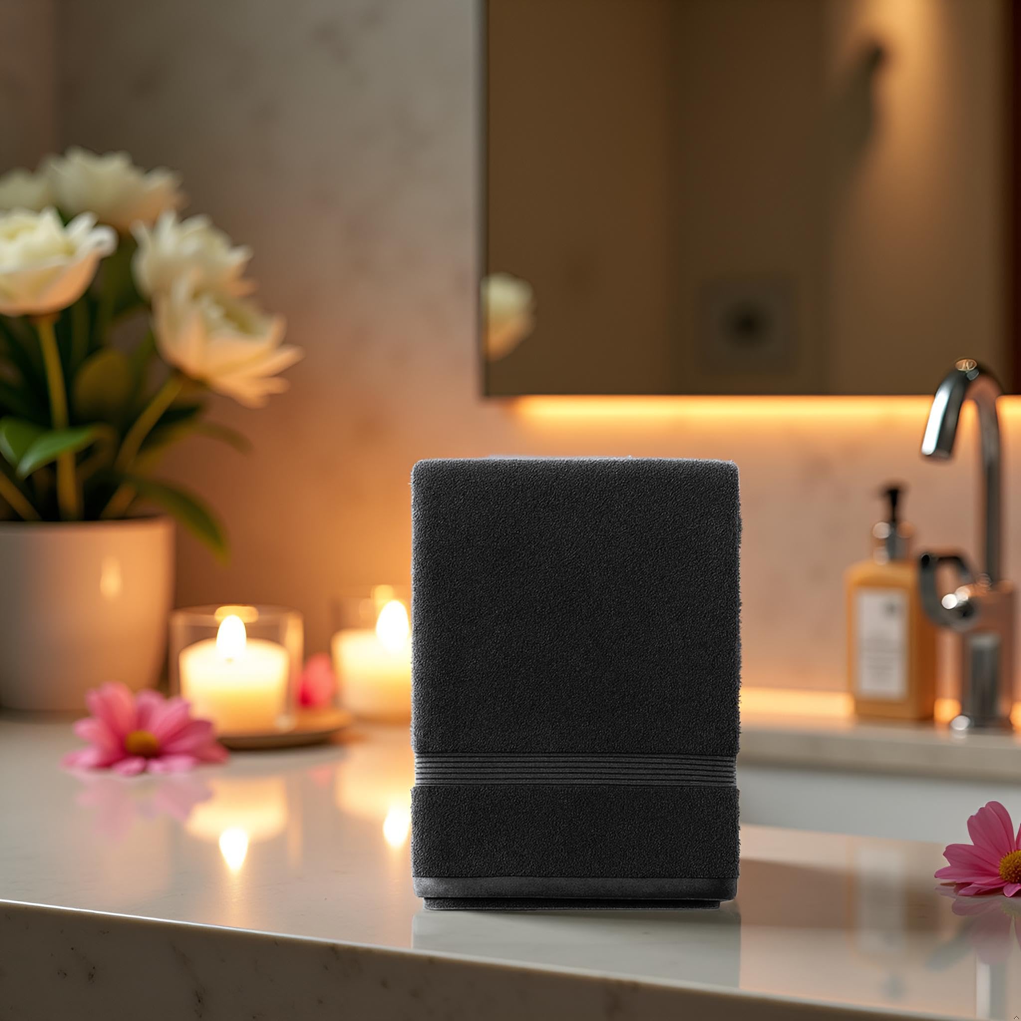 Diamond Tex Premium Extra Large Bath Sheet jumbo towels (90x150 cm-600 GSM) 100% Egyptian Cotton towels bath sheet - Image 5