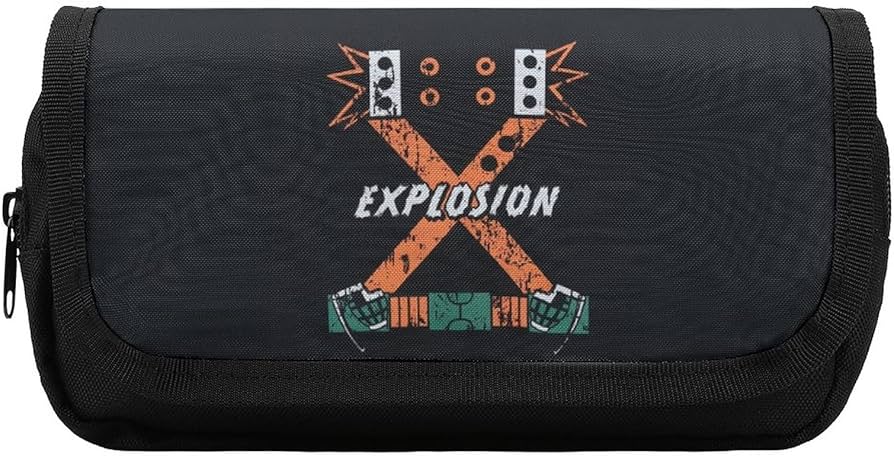 Amazon.co.jp: ヒロアカ 爆豪勝己 ペンケース 筆箱 ポーチ 立つペン