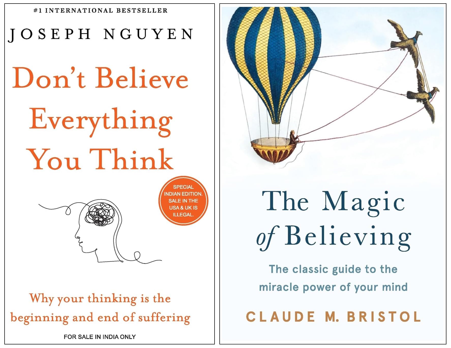 Don't Believe Everything You Think (English) + The Magic Of Believing (English)