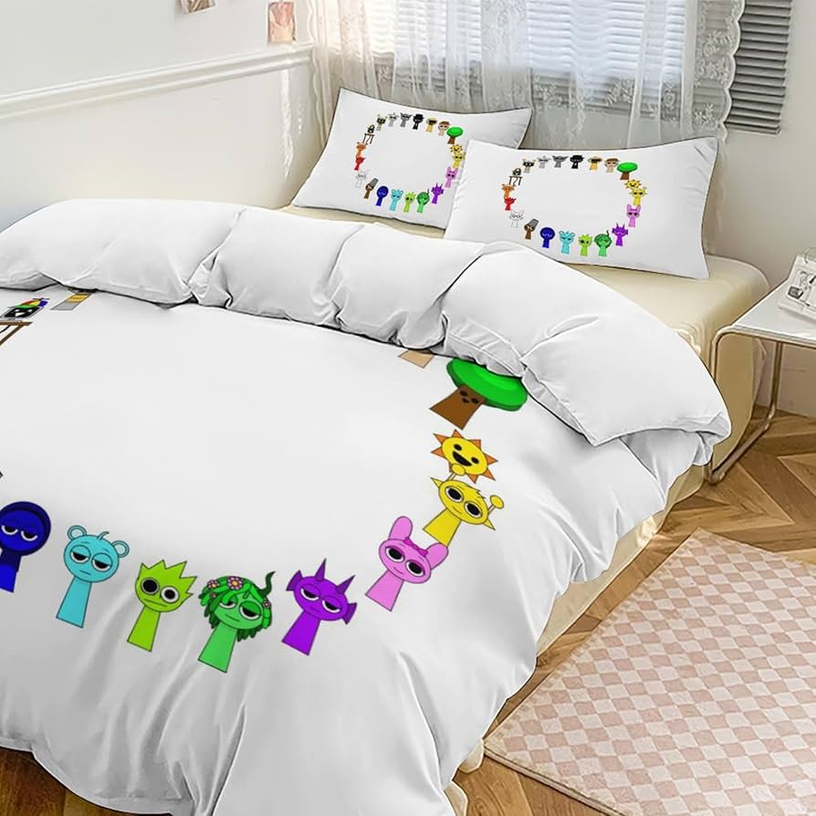 SUKU  リズム　シングル掛け布団カバーセット（枕カバー1枚付） SUKU リズム シングル掛け布団カバーセット（枕カバー1枚付