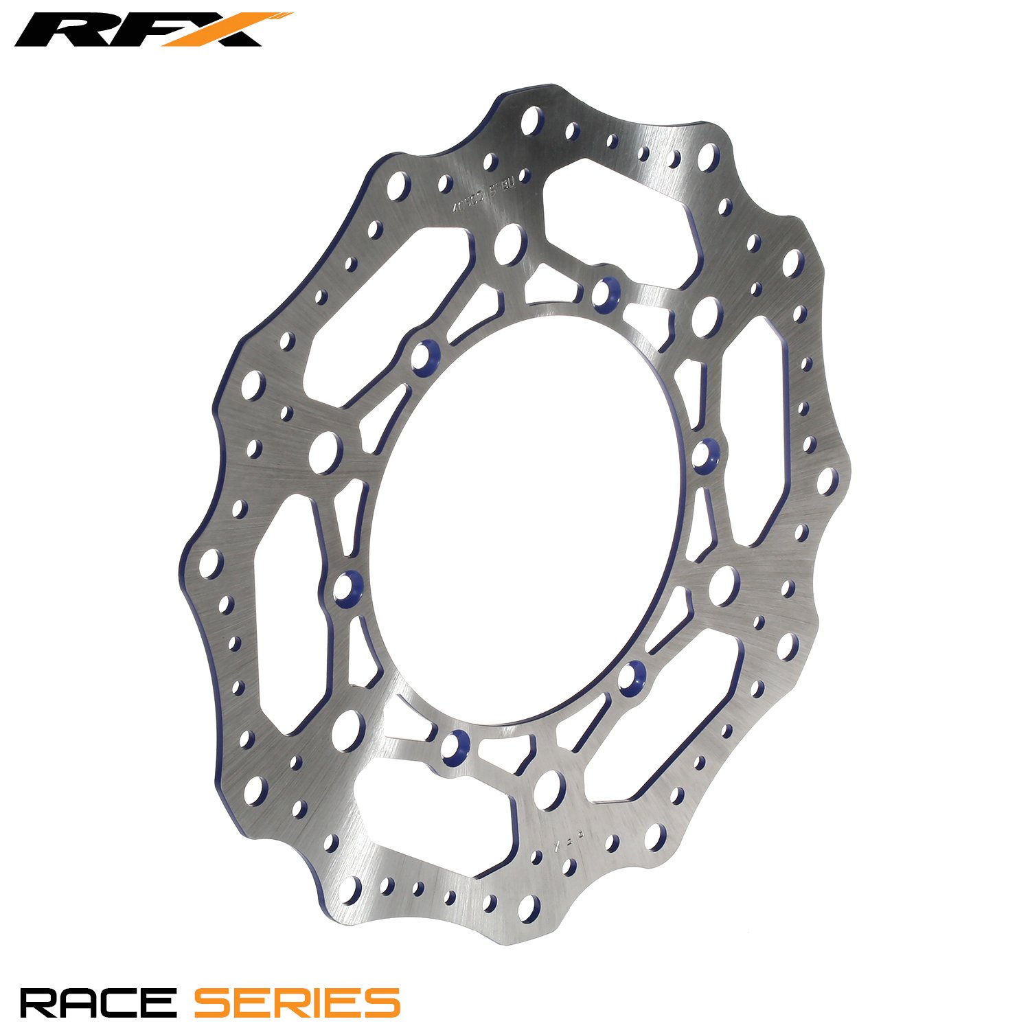 RFX Race Front Disc (Blue) Yamaha YZ125/250 01-15 Yamaha YZF250 01-15 YZF450 03-15