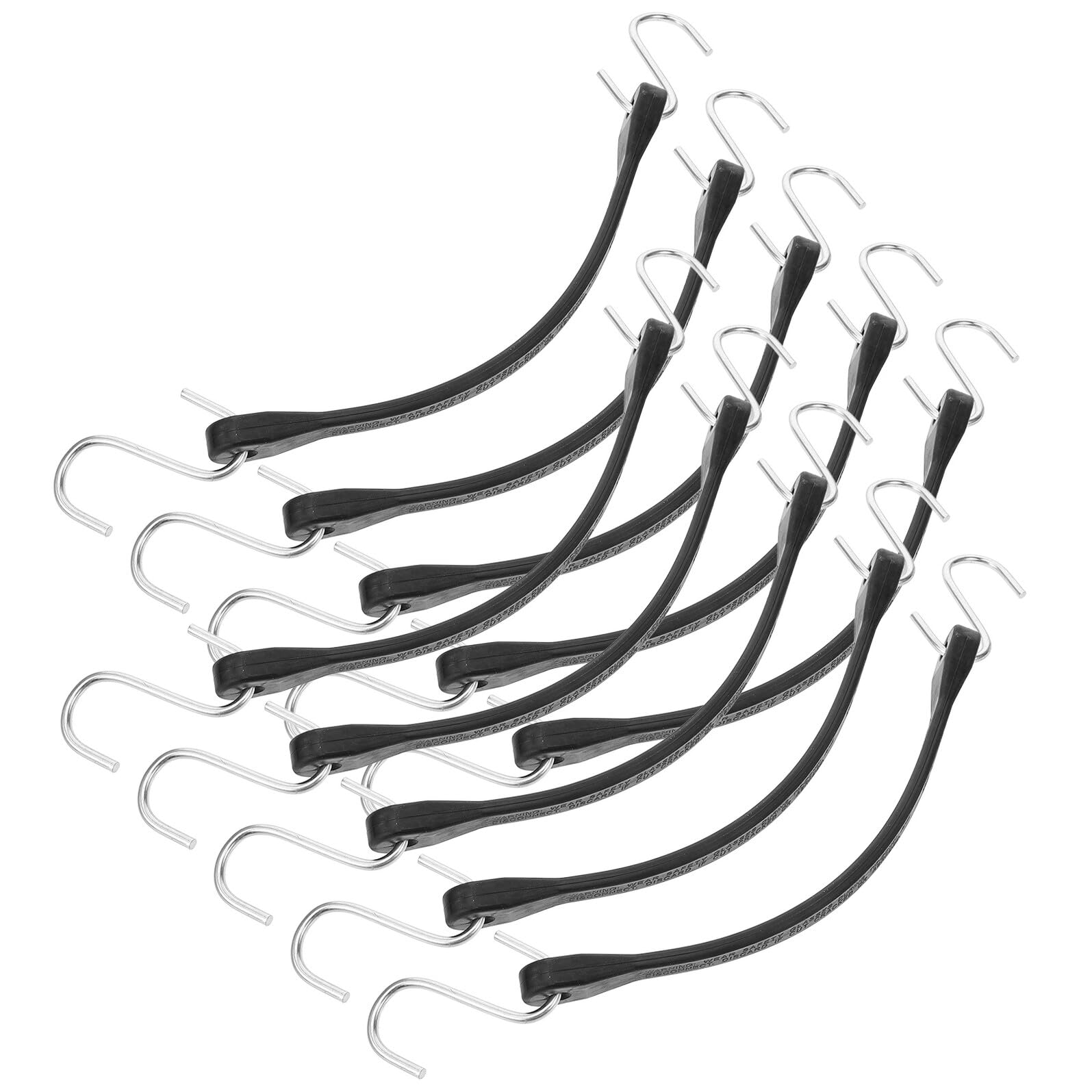 Hemobllo 10 Piezas Goma Correas de Sujeción para Maletas Correas de Fijación Resistentes para Equipaje de Viaje Gancho para Maleta Accesorios de Viaje