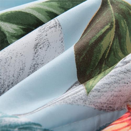 Miniatura 8 de Shatex- set de edredón de 3 piezas, cama queen, ultra suave, 100% microfibra de poliéster, edredón con estampado elegante, 2 fundas para almohada.