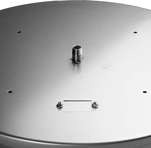 Miniatura 4 de Celestial - Sartén redonda de 25 pulgadas con quemador de 18 pulgadas, acero inoxidable, 148,000 BTU, gas natural o propano, para una fácil