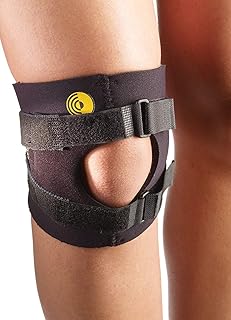 Corflex Knee-O-Trakker Runners Knee Brace for Running Pain-XS - Black
