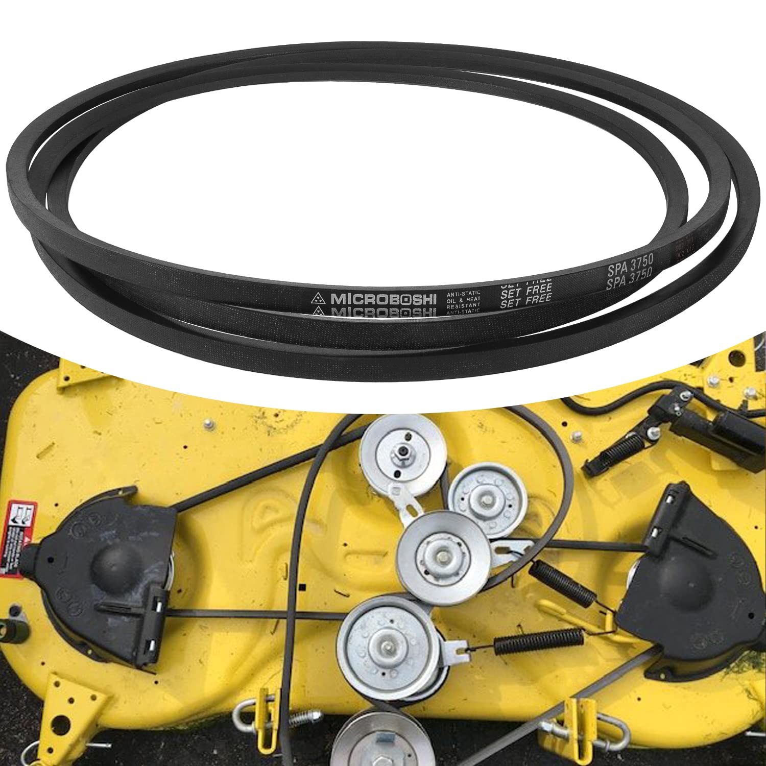 GX21833 Mower Deck Drive Belt 48" Replacement for John Deere Mower Drive Belt Model