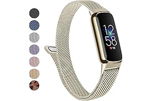 Stainless Steel Mesh Band Compatible with Fitbit Luxe