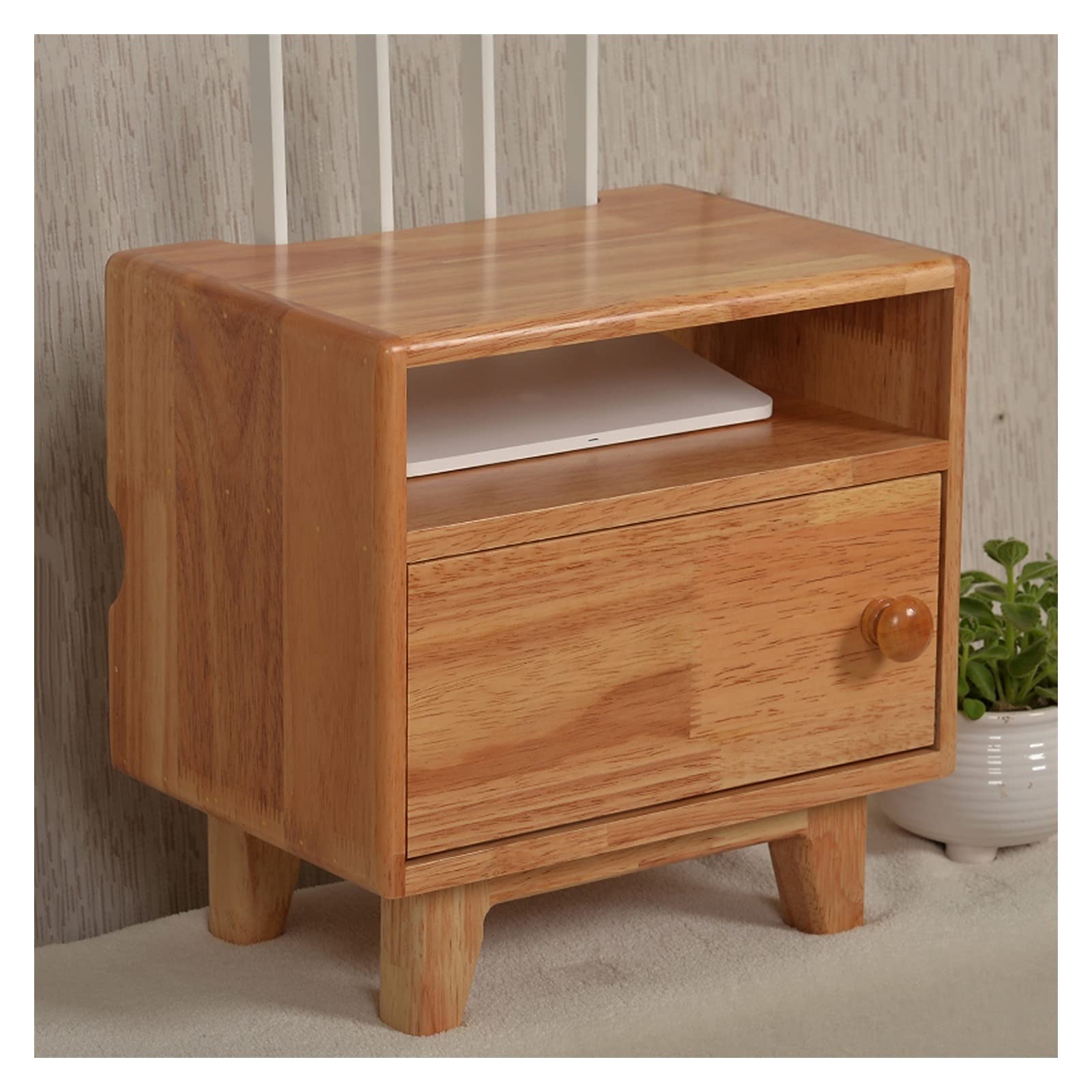 Kabelmanagement-Box aus Holz, Router-Aufbewahrungsbox, Kabelmanagement-Boxen, Organizer mit hohen Füßen, Kabel-Netzstecker-Aufbewahrungsbox, magnetischem Türstopper und Scharnier-Kabelbox aus Edelst
