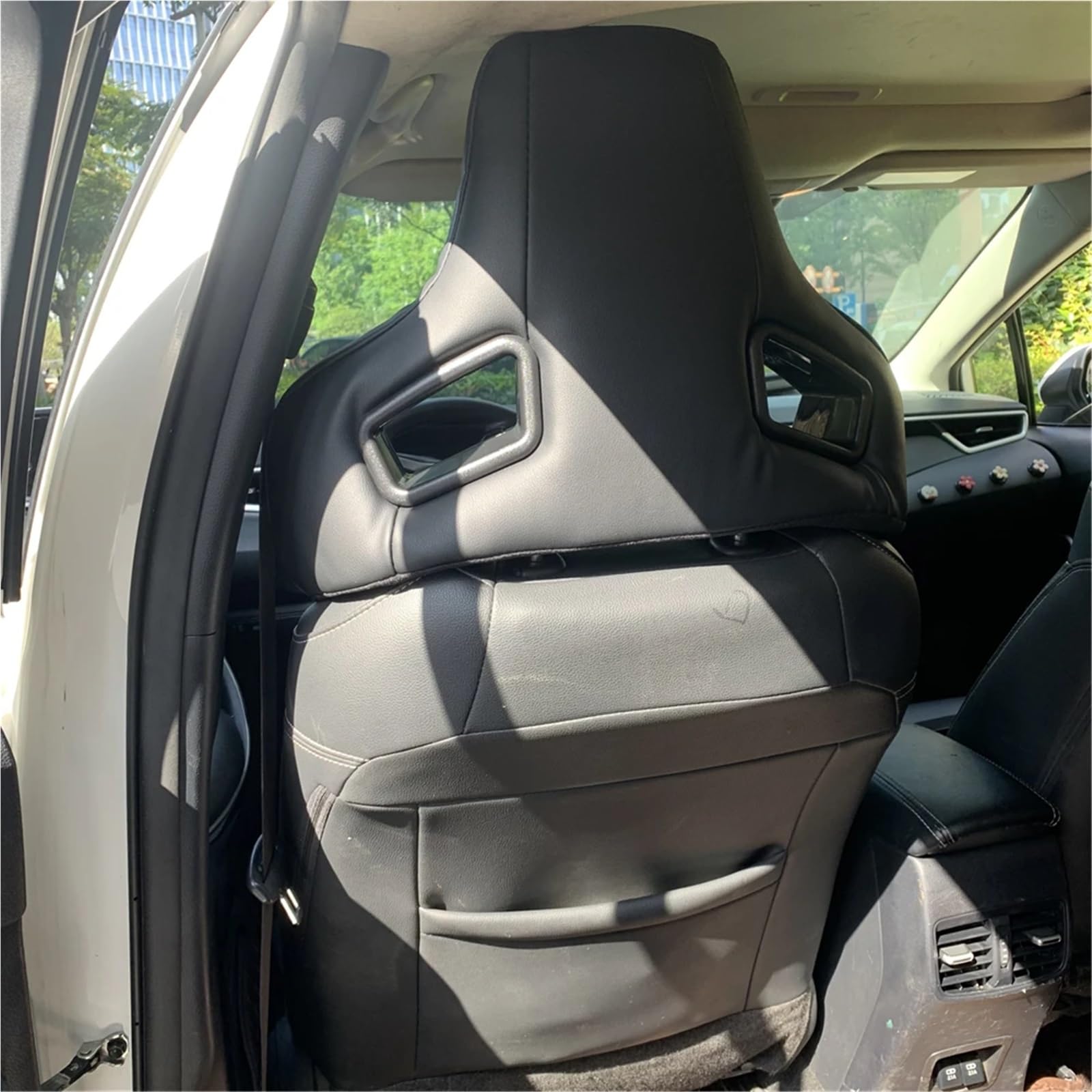 Zagłówek samochodowy zmodyfikowany zagłówek fotela wyścigowego 2 szt./1 para 496 * 386 mm Car Seat Headrest(Red(2PCS))
