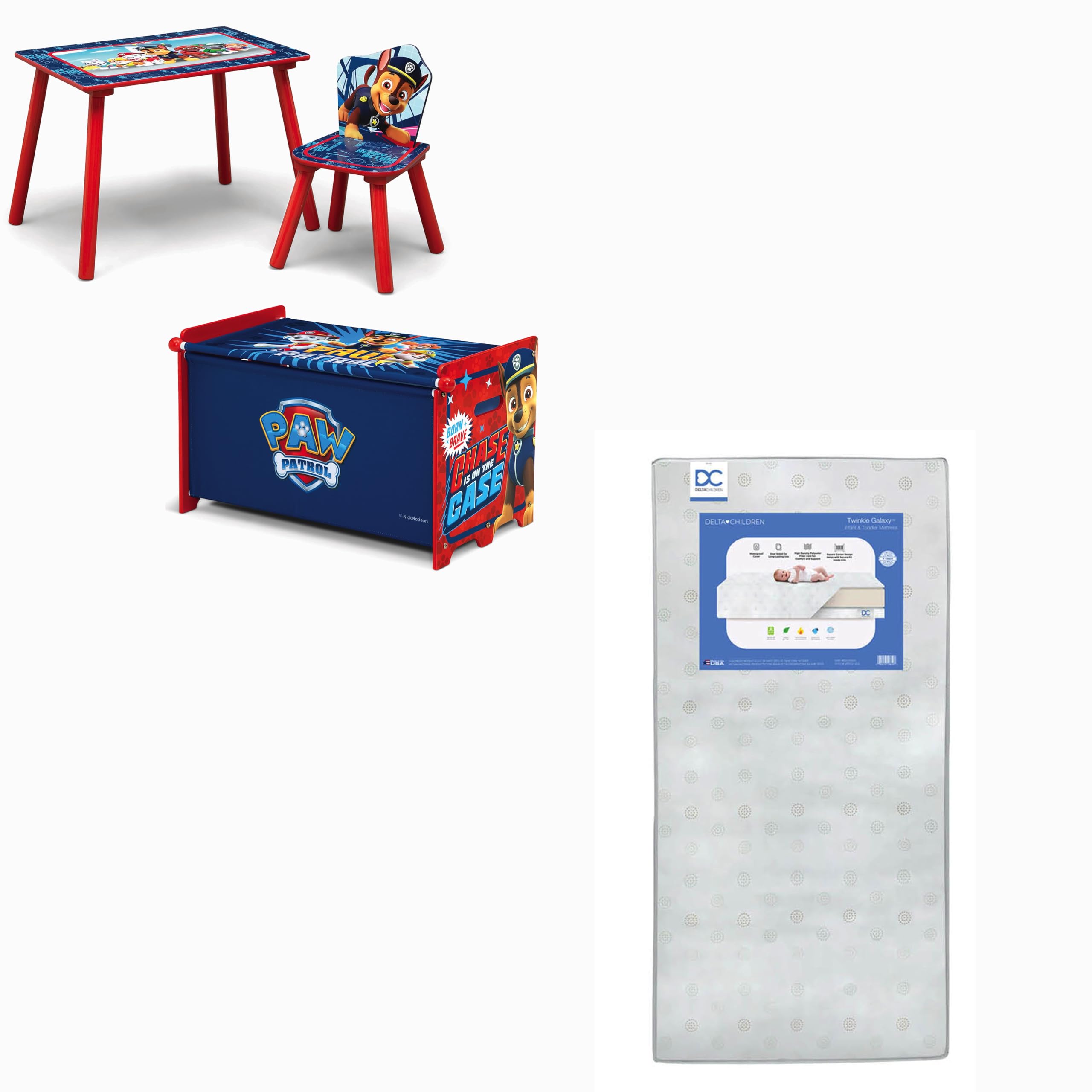 Spidey & His Amazing Friends Playroom Set - Table, Chair & Toy Box -18