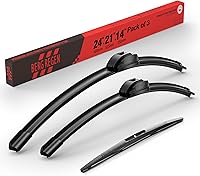 Vista 115 de BERG REGEN 22"+19" Limpiaparabrisas con juego de repuesto trasero de 10 pulgadas para Mazda CX-3 2016 2017 2018 2019 – Calidad genuina del OEM