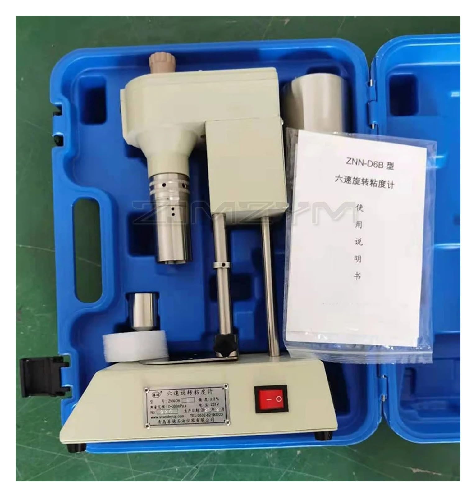 Digital Rotary Viscometer, Electronic Six-Speed Rotational Viscometer Drilling Fluid Slurry Viscosity Shear Rate Rotary Viscosity Tester ZNN-D6(B),Lab Meter(Ordinary Base)
