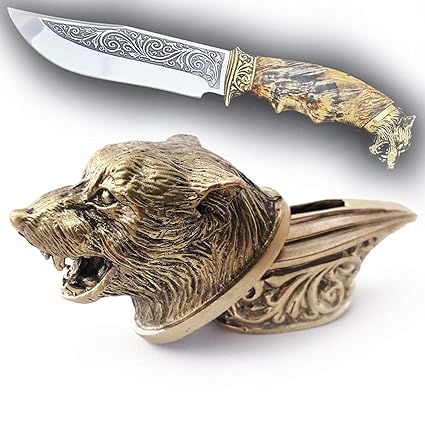 CooB Knife Finger Guard Bolster & Pommel for Custom Knife Making Handle, Awesome Collection Hand-Casted Sets, Made in Nickel Silver, Bronze