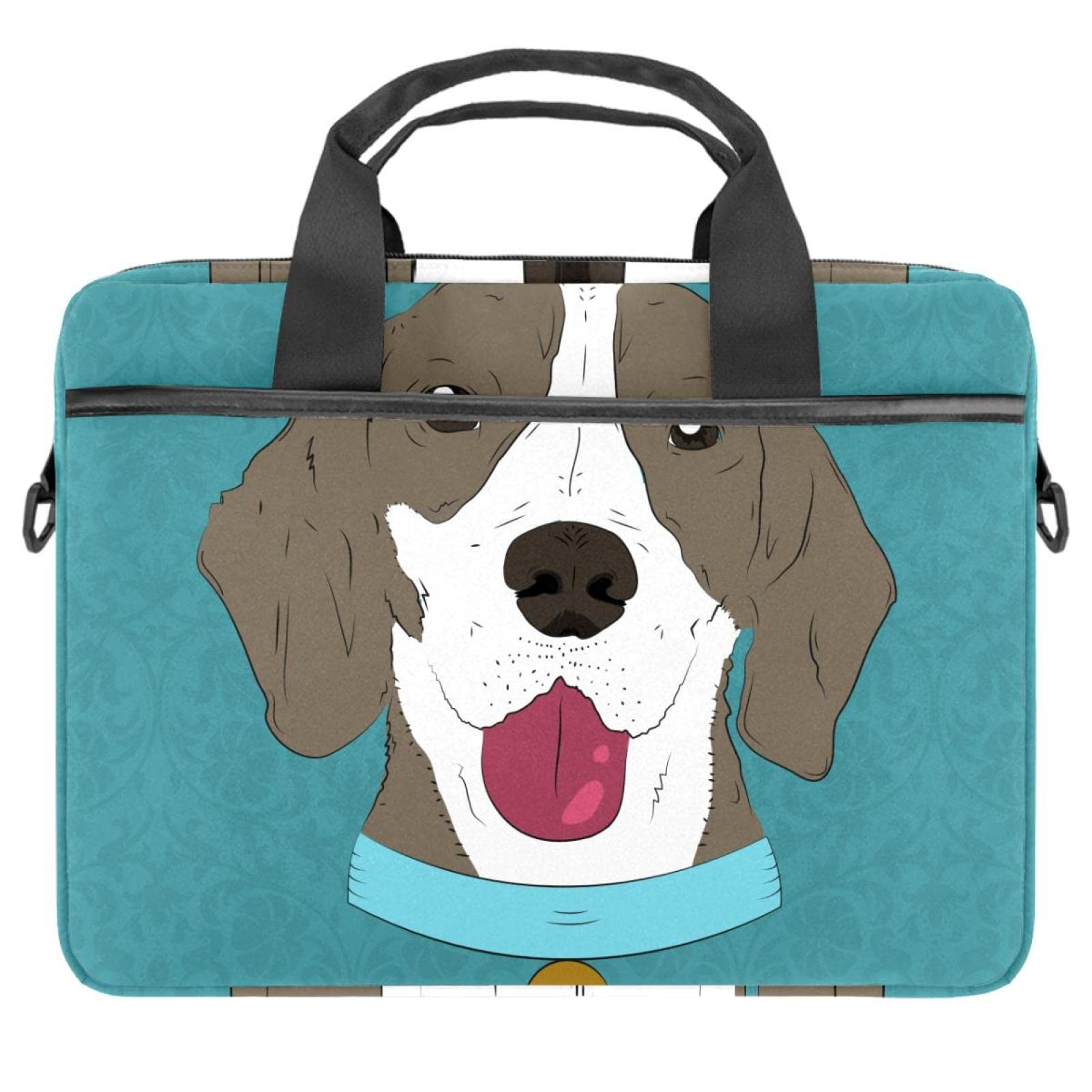 Sacoche ordinateur 13 pouces Border Collie multicolore pour passionnés - 7