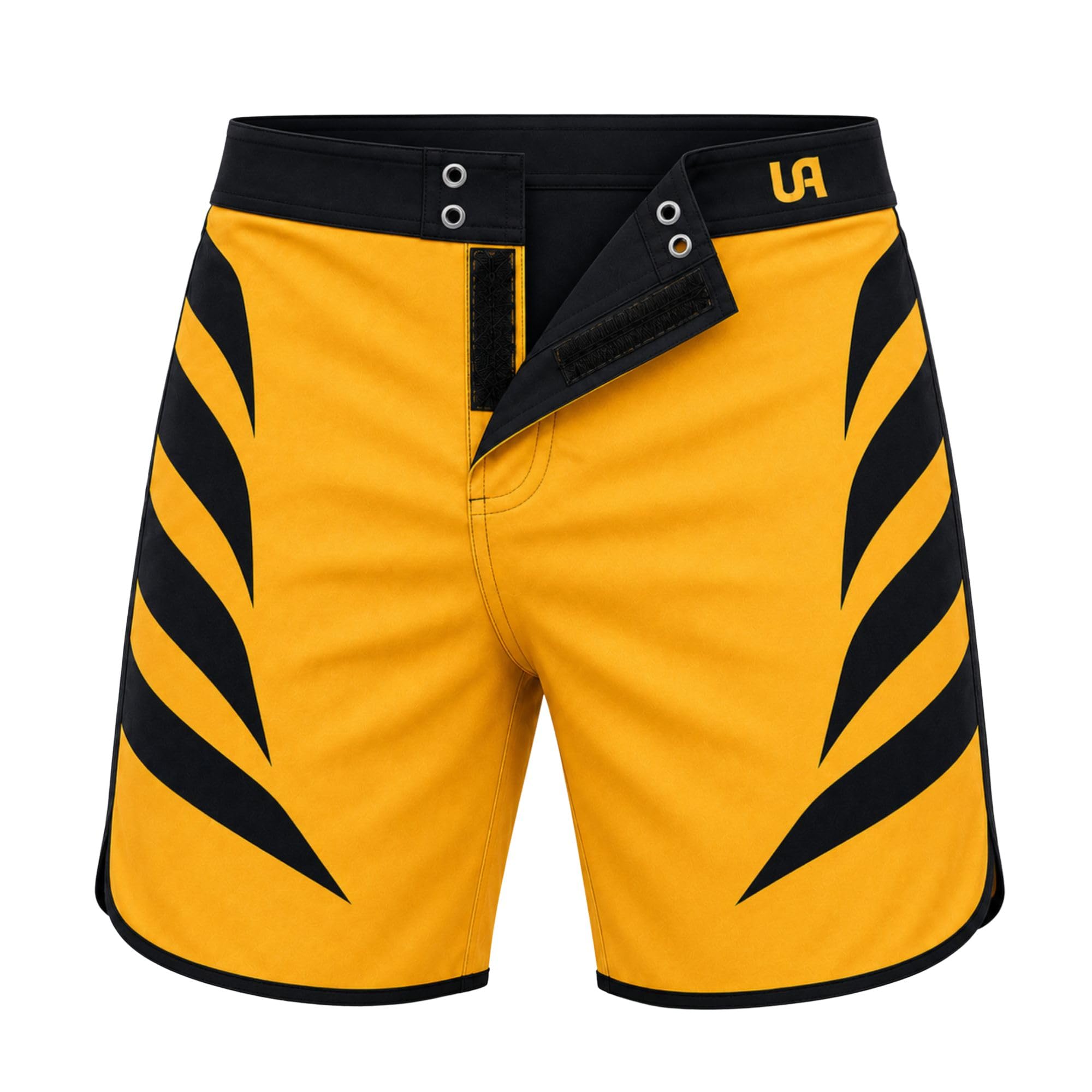Men's Physique Competition Shorts – Sable Bright | 4-Way Stretch Bodybuilding Stage Shorts for Men | Lightweight Performance Board Shorts for Fitness Contest, Posing & Beach Wear-picture-37