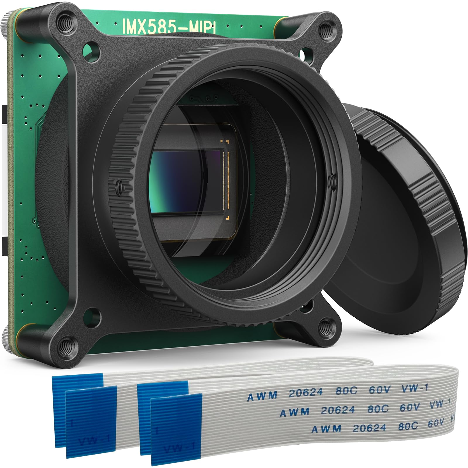 Sensor IMX585 4K con ClearHDR y montura CS para Raspberry Pi 5