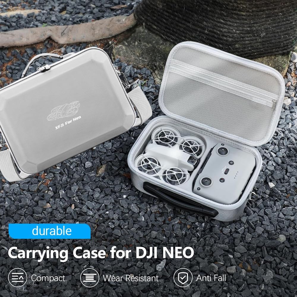 Case for DJI NEO Drone, DJI NEO Case for Travel,Storage Bag for DJIs NEOs Aceessories Battery Charging Hub Waterproof,Gray