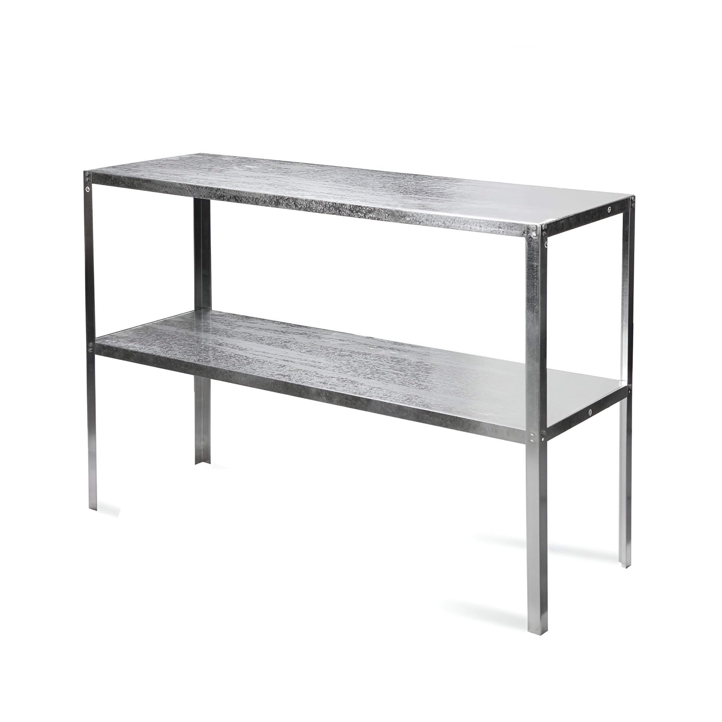 Lacewing 118cm Essential 2 Tier Silver Greenhouse Staging Potting Bench Tool Storage Rack Shelves