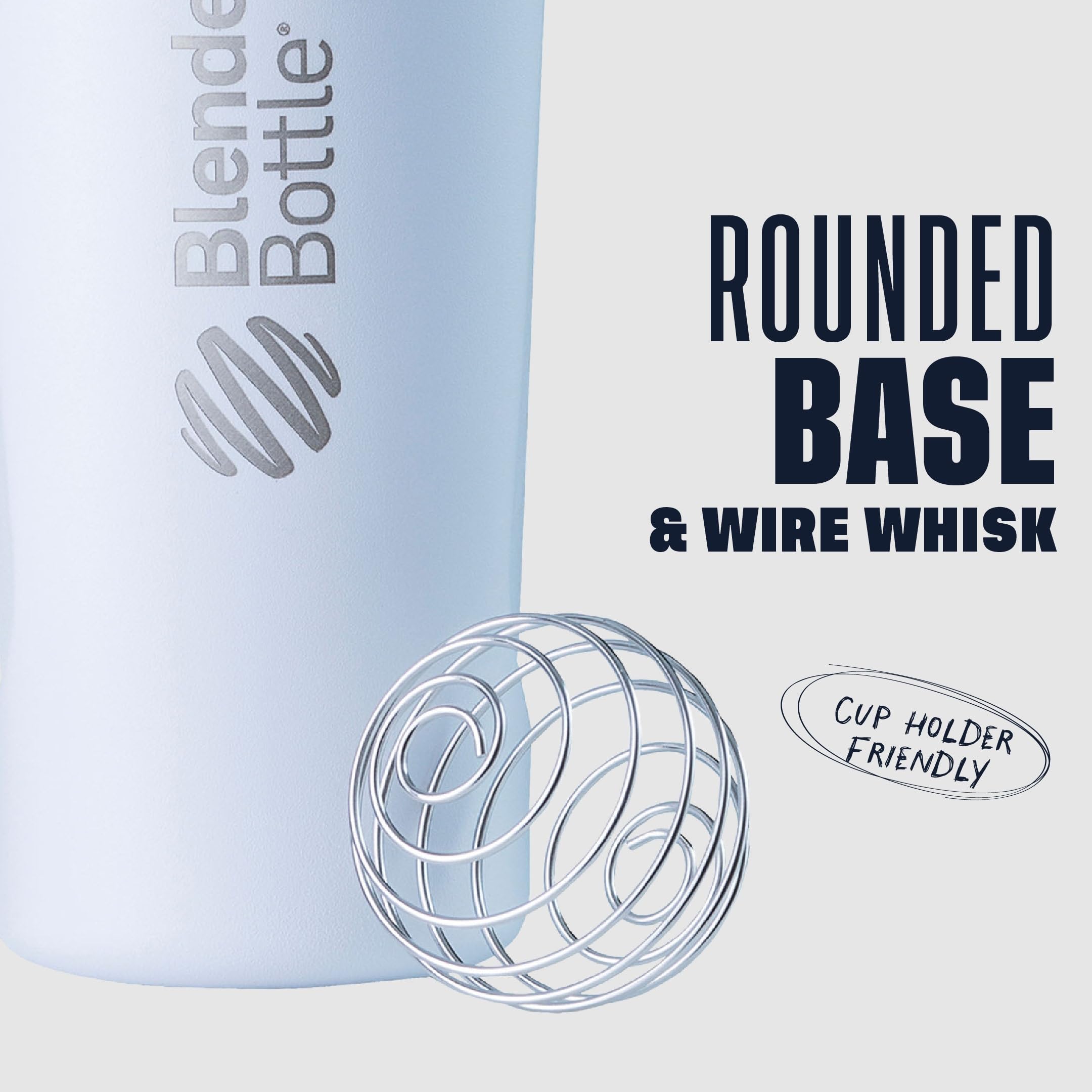 BlenderBottle Radian Stainless Steel Shaker Bottle 26 oz White — Amazon image 3