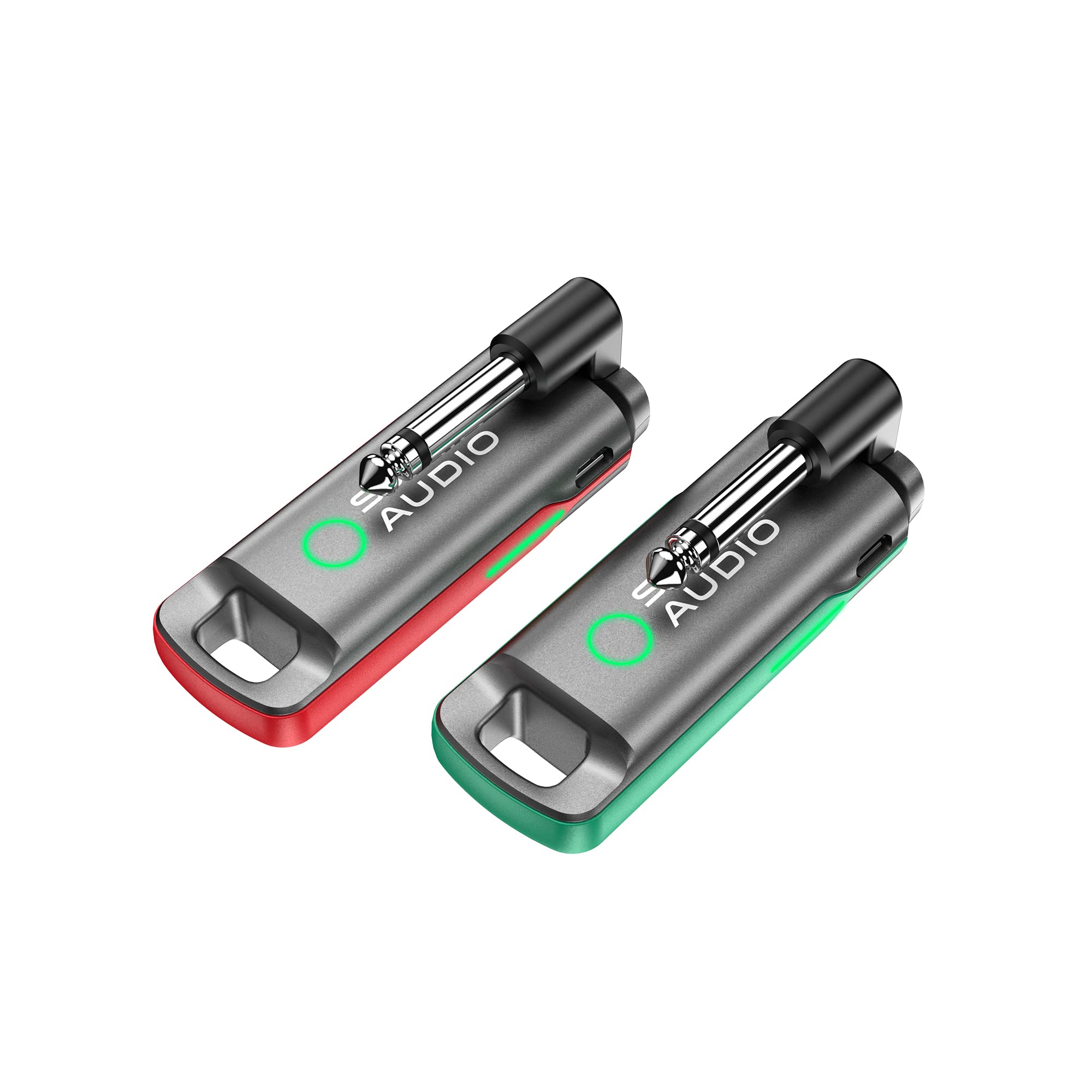 Système de guitare sans fil, 1 touche pour commuter la guitare, émetteur-récepteur pour instrument électronique, ampli de guitare, accessoires de guitare basse électrique acoustique (G7)