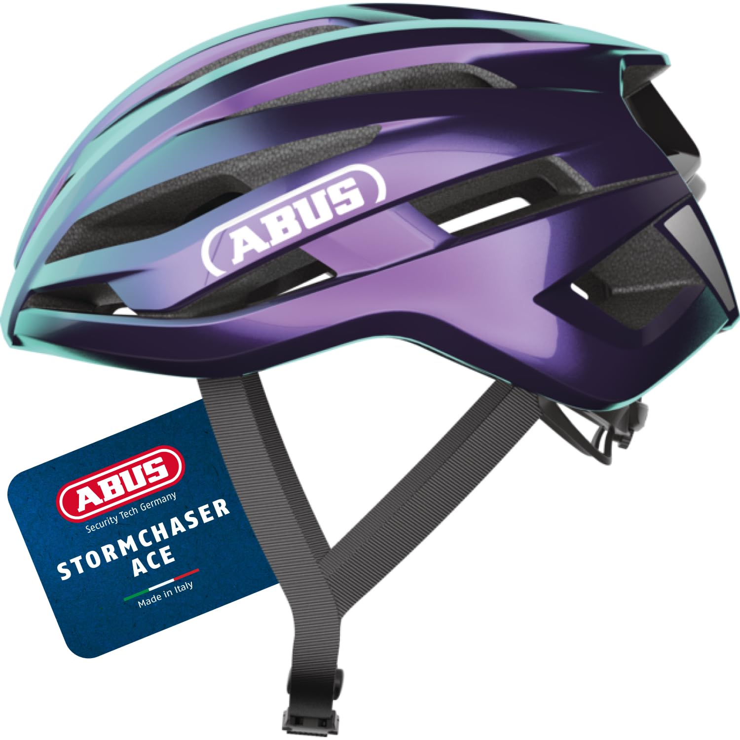 ABUS Rennradhelm StormChaser ACE - Leichter Fahrradhelm für Radrennen, Gravelbike-Touren und Cyclocross - für Damen und Herren