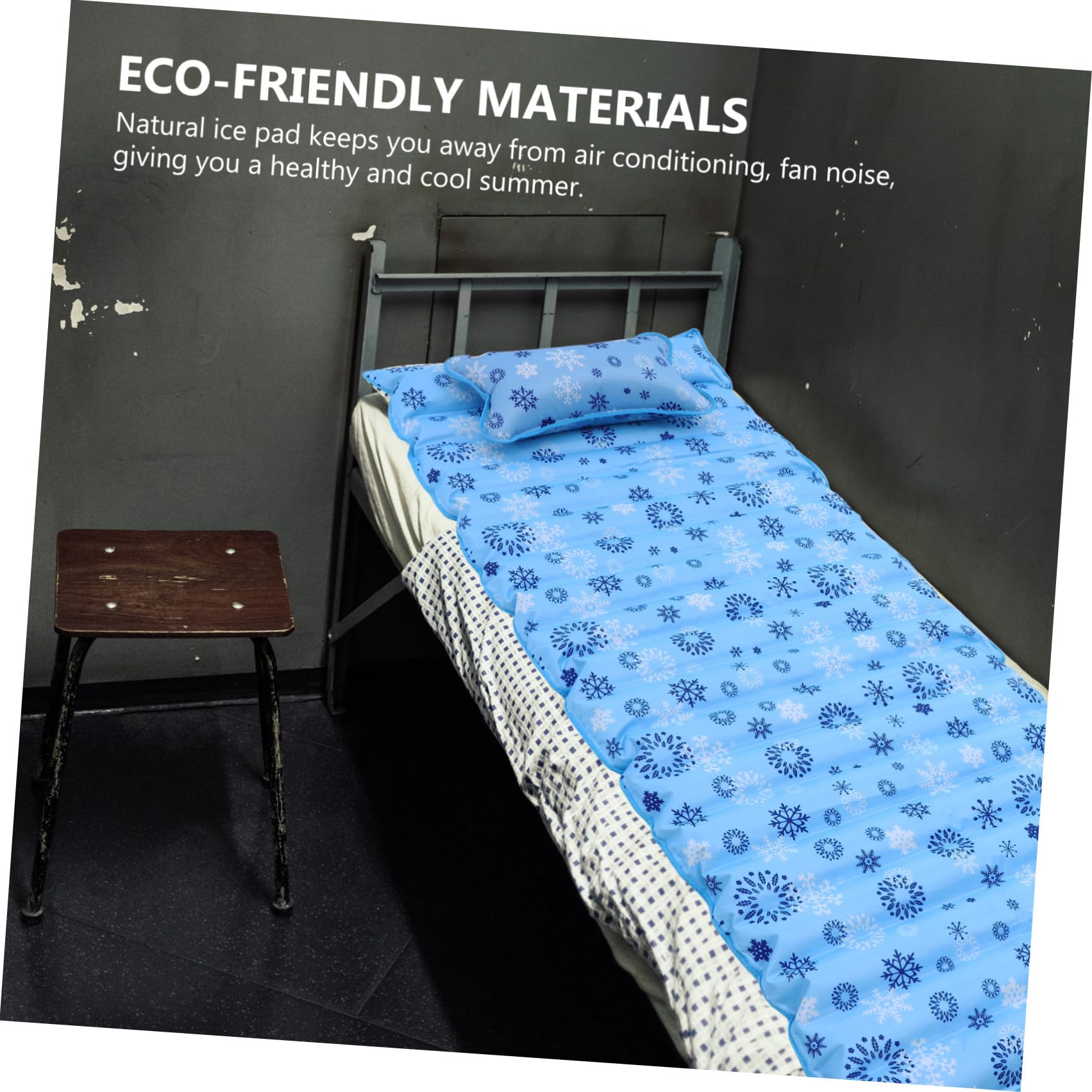 Materasso Refrigerante Estivo in Pvc senza Odore Materassino D'acqua per Vacanze Estive, per Studenti e Ragazzo Ragazza, Raffreddamento Uniforme e Comfort
