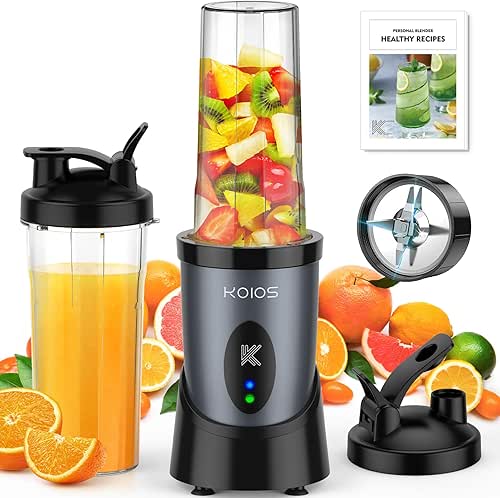 KOIOS Smoothie Blender, 900W Personal Blender for Shakes and Smoothies