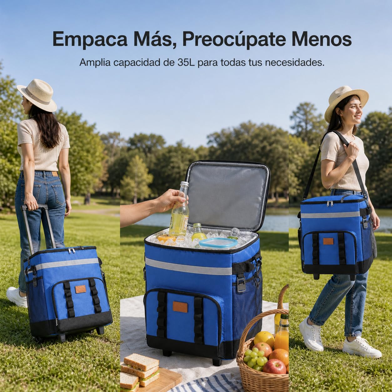 Borsa Termica Portatile con Trolley