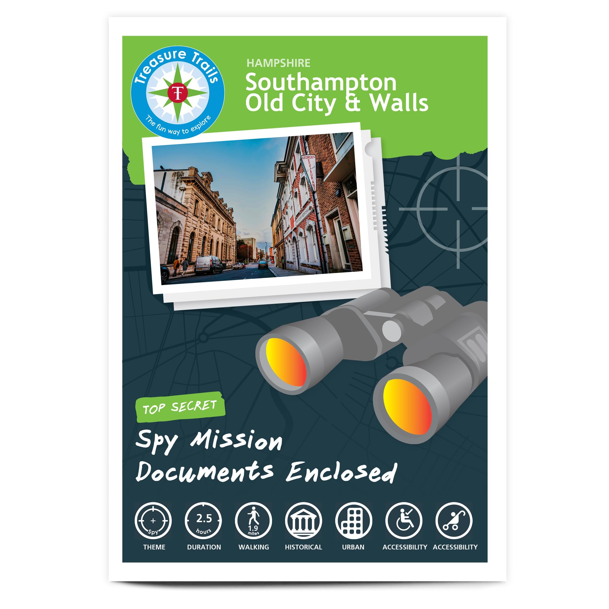 Treasure Trails - Southampton Treasure Hunt - Group or Solo Fun - Walk Southampton Walls